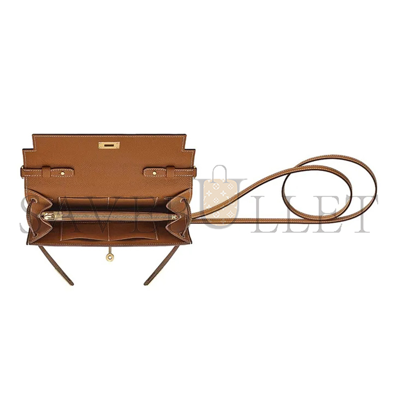 HERMES KELLY CLASSIQUE TO GO WALLET EPSOM H080253CC37 (20*12*2cm)